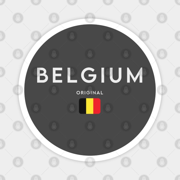 Belgium flag, belgian flag Magnet by eka123
